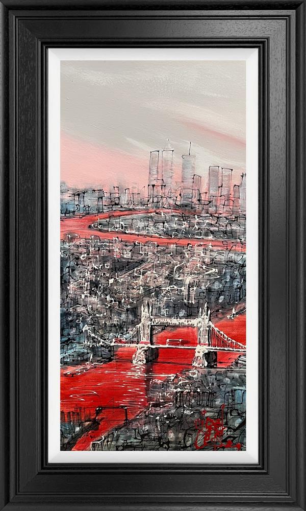 Nigel Cooke - 'London Waters'  - Framed Original Artwork