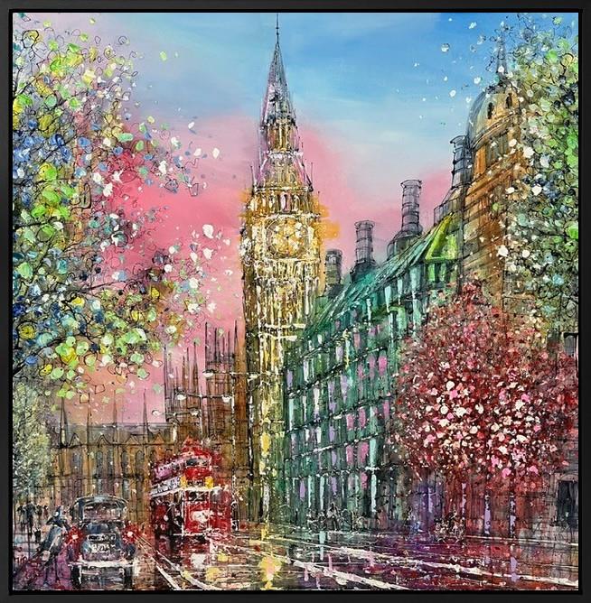 Nigel Cooke - 'London's Burst Of Colour' - Framed Original Artwork