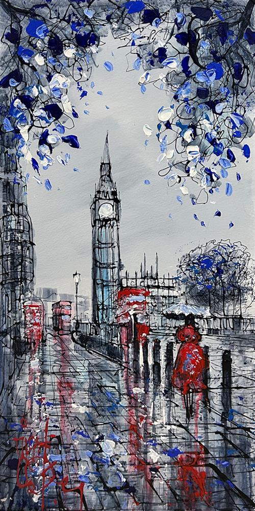 Nigel Cooke - 'London's Haze' - Framed Original Artwork