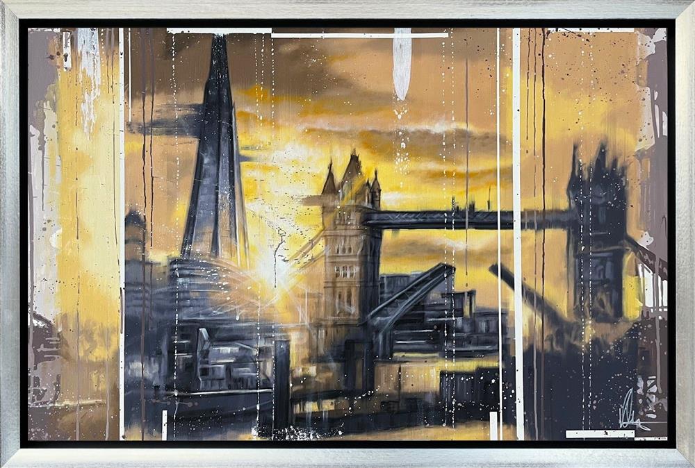 Kris Hardy - 'London's Last Light' - Framed Original Artwork