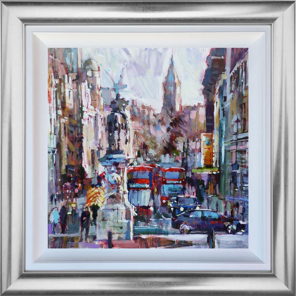 Colin Brown - 'London's Traffic' - Framed Original Artwork