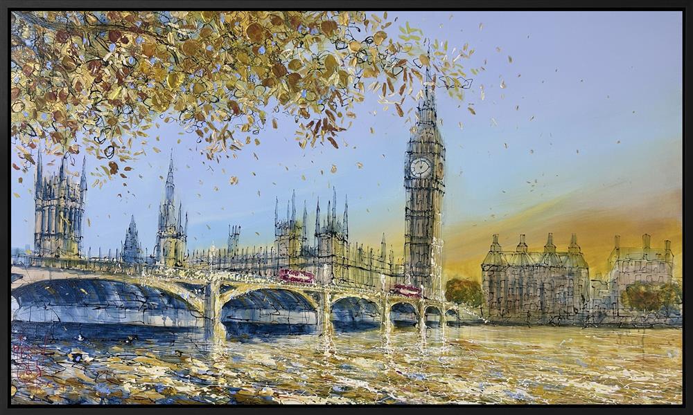 Nigel Cooke - 'London's Warm Ember' - Framed Original Artwork