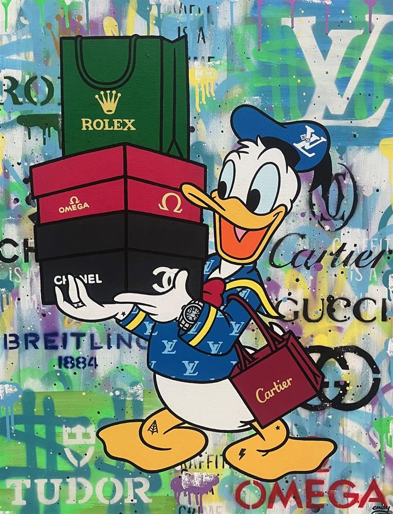 Emily Crook - 'Look What I Have Got' - Framed Original Art