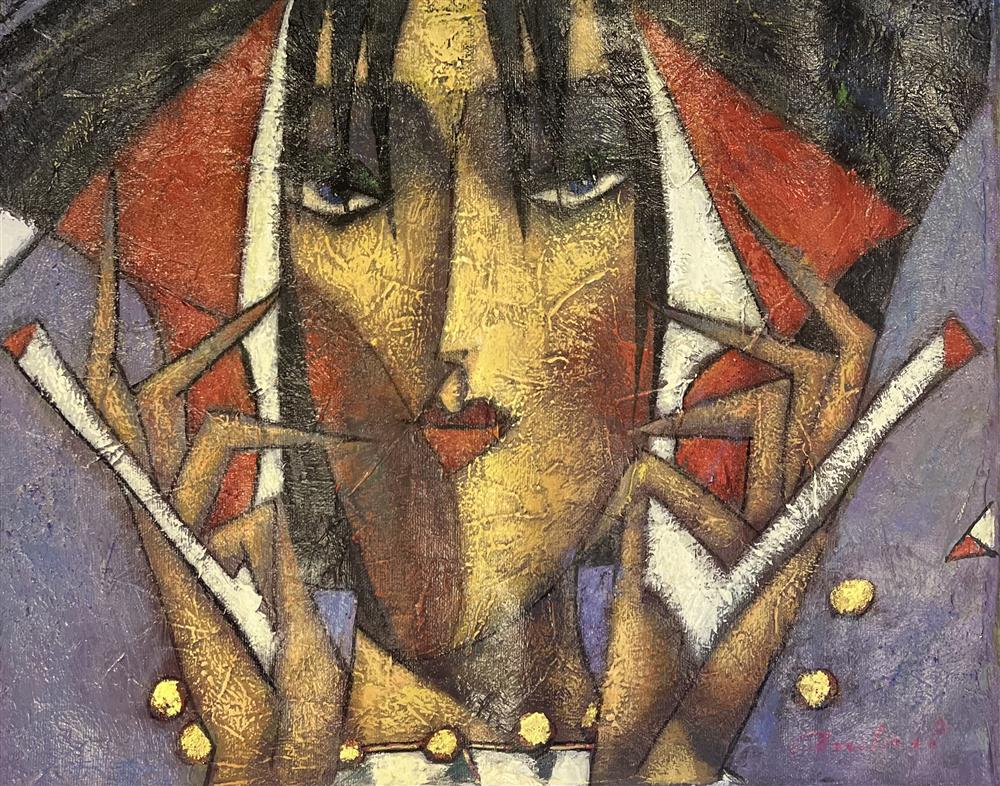 Andrei Protsouk - 'Louboutines Vuittones' - Framed Original Art