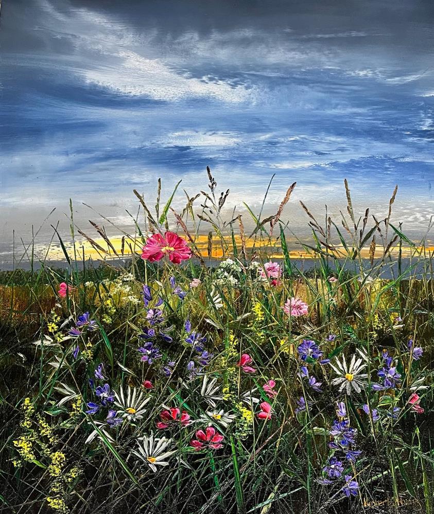 Kimberley Harris - 'Love Beneath The Sky' - Framed Original Artwork