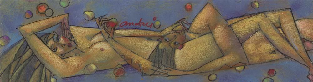 Andrei Protsouk - 'Love Bite' - Framed Original Art