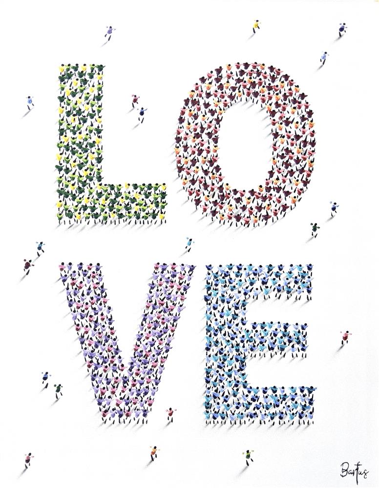 Francisco Bartus -  'Love In Every Colour' - Framed Original Artwork