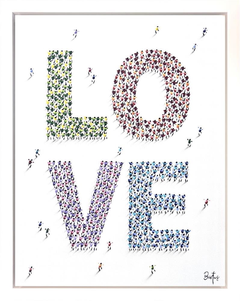 Francisco Bartus -  'Love In Every Colour' - Framed Original Artwork