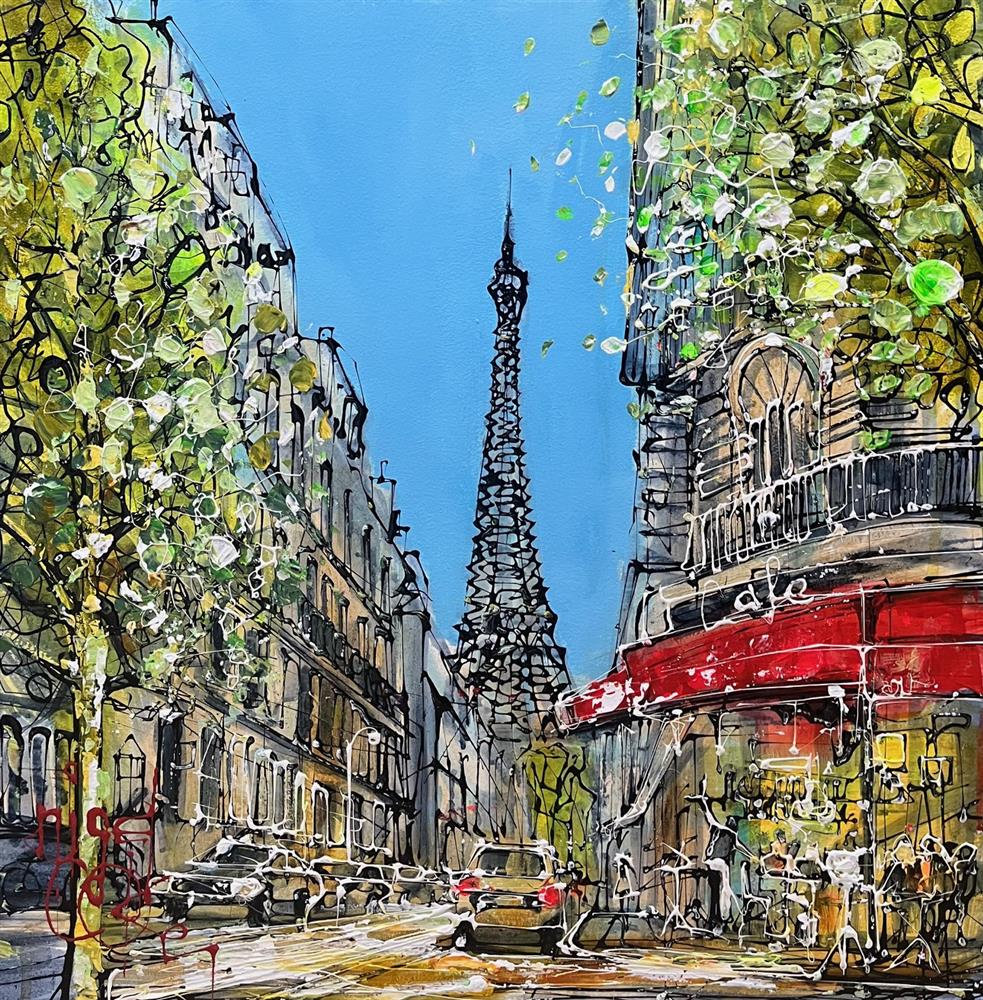 Nigel Cooke - 'Love In The City' - Framed Original Artwork