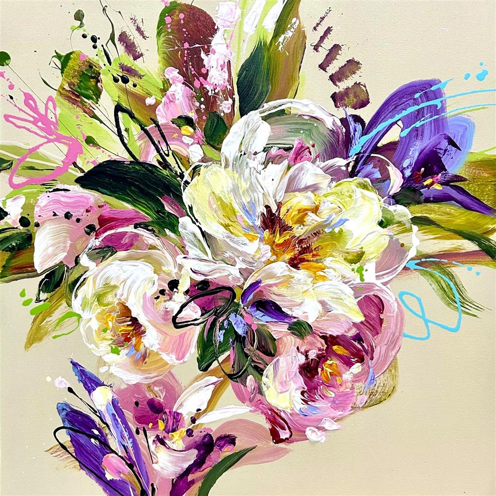 Anna Cher - 'Love In Time' - Framed Original Artwork