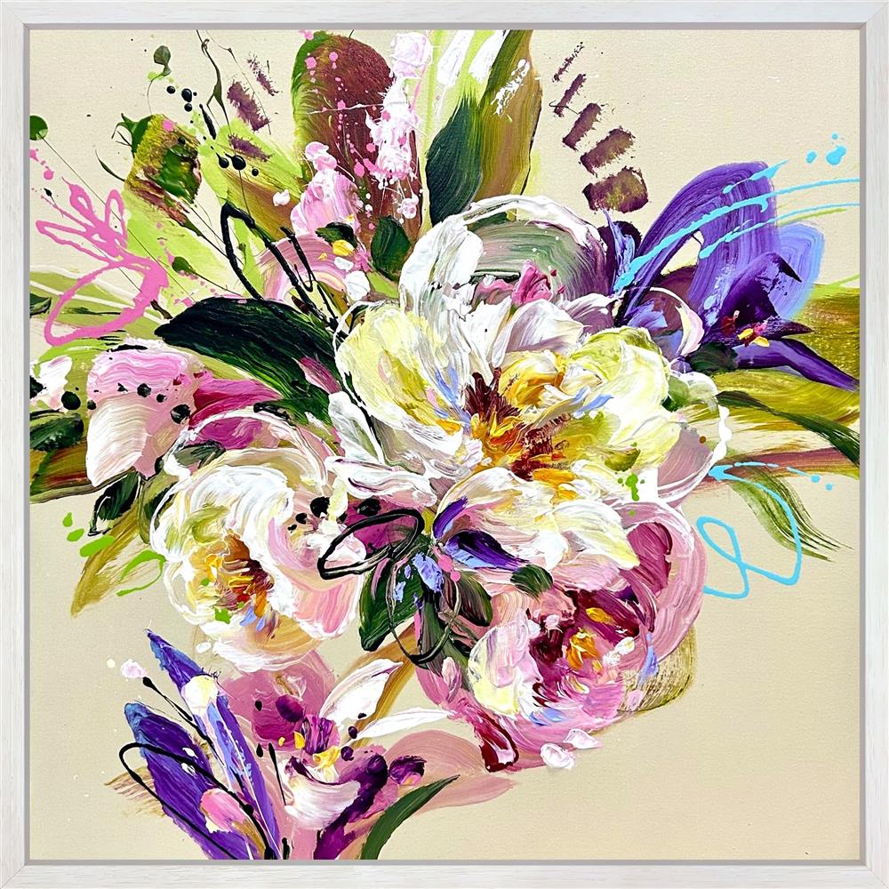 Anna Cher - 'Love In Time' - Framed Original Artwork