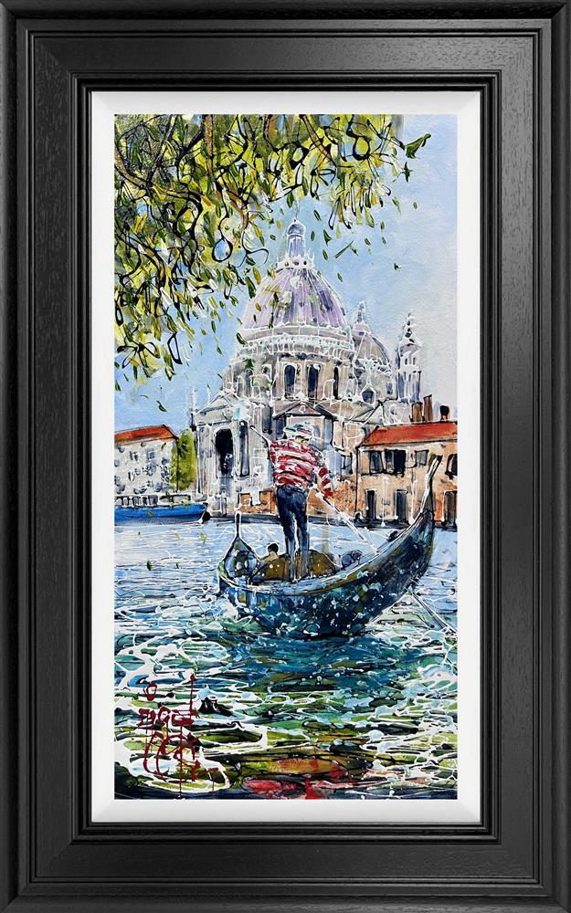 Nigel Cooke - 'Love In Venice' - Framed Original Artwork