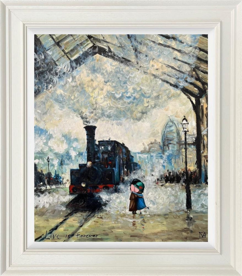 Michael Abrams - 'Love Is Forever' - Framed Original Art