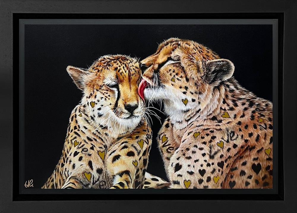 Hayley Goodhead - 'Love Is Golden' - Framed Original Artwork