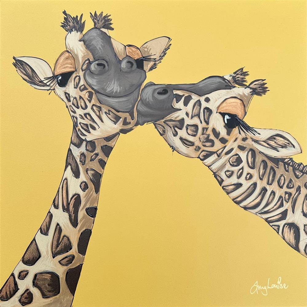 Amy Louise - 'Love Is In The Air' - Framed Original Art