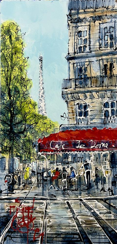 Nigel Cooke - 'Love Is In The Air' - Framed Original Artwork