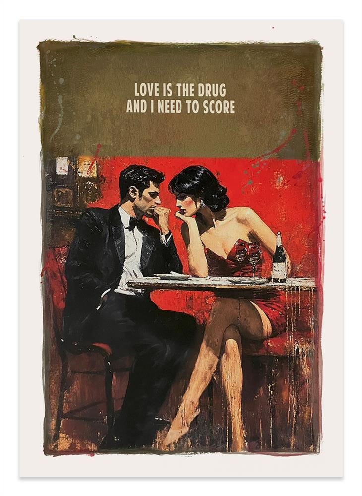 Linda Charles - 'Love Is The Drug - Remastered ' - Framed Limited Edition