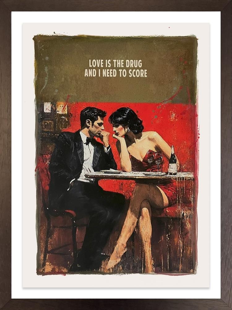 Linda Charles - 'Love Is The Drug - Remastered ' - Framed Limited Edition