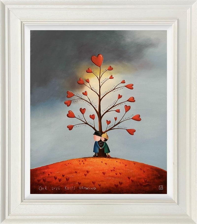 Michael Abrams - 'Love Keeps Growing' - Framed Original Art