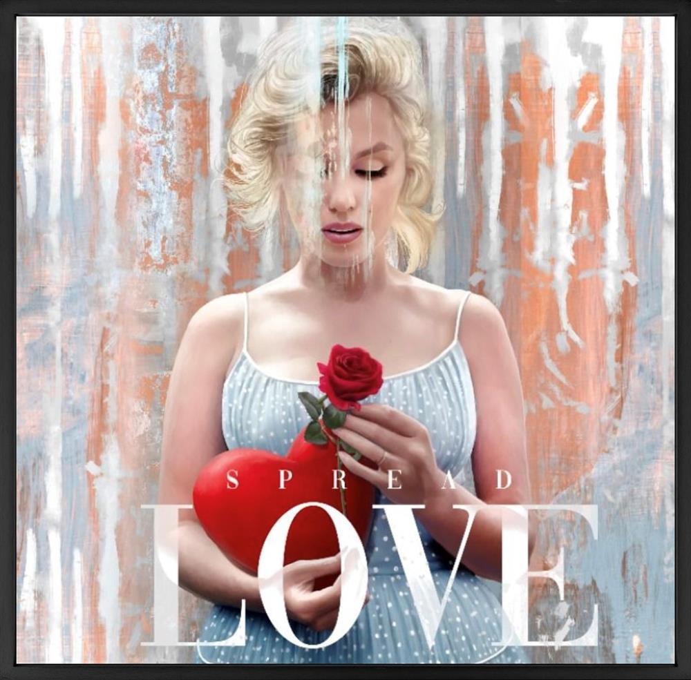 Sannib - 'Love Lasts Forever' - Framed Original Art