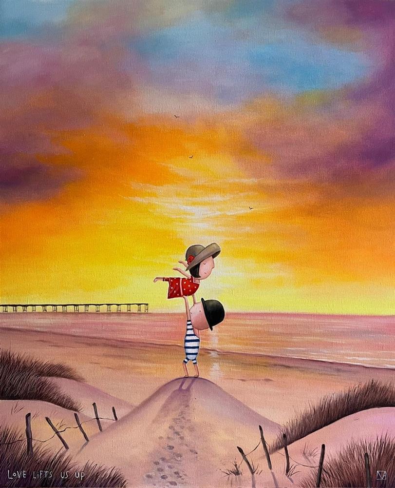 Michael Abrams - 'Love Lifts Us Up' - Framed Exclusive Limited Edition