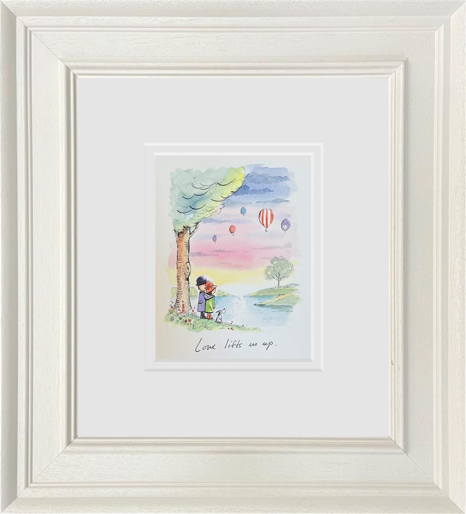 Michael Abrams - 'Love Lifts Us Up' - Sketch - Framed Original Artwork