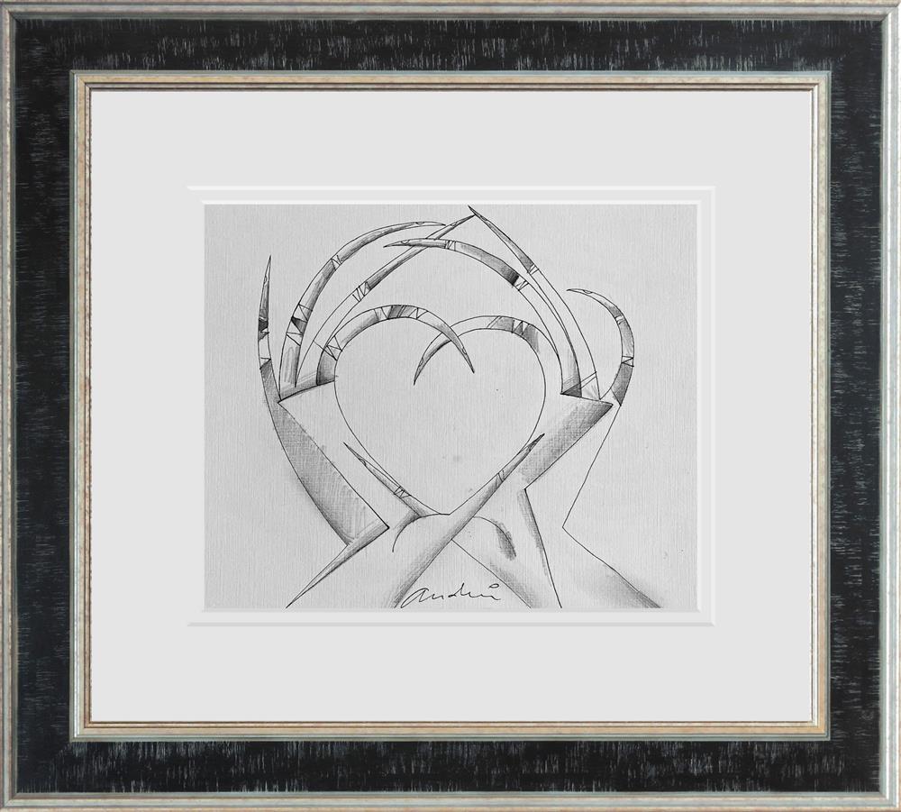 Andrei Protsouk - 'Love - Line Study' - Framed Original Artwork