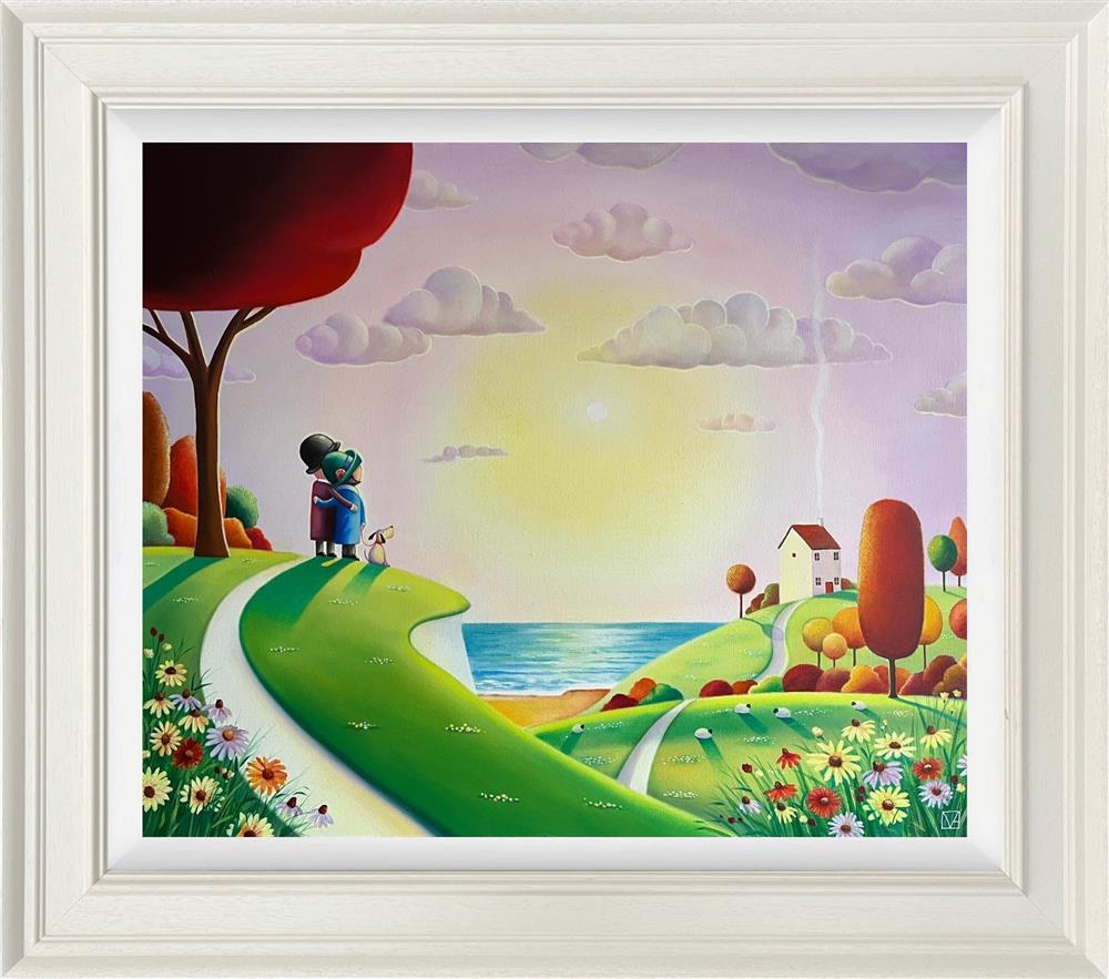 Michael Abrams - 'Love Lives Here' - Framed Original Artwork