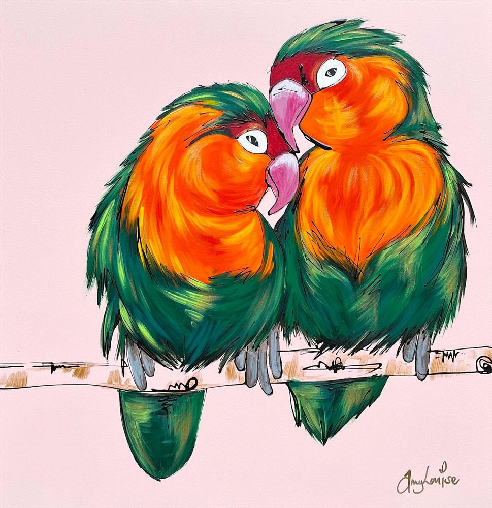 Amy Louise - 'Love Nest' - Framed Original Art