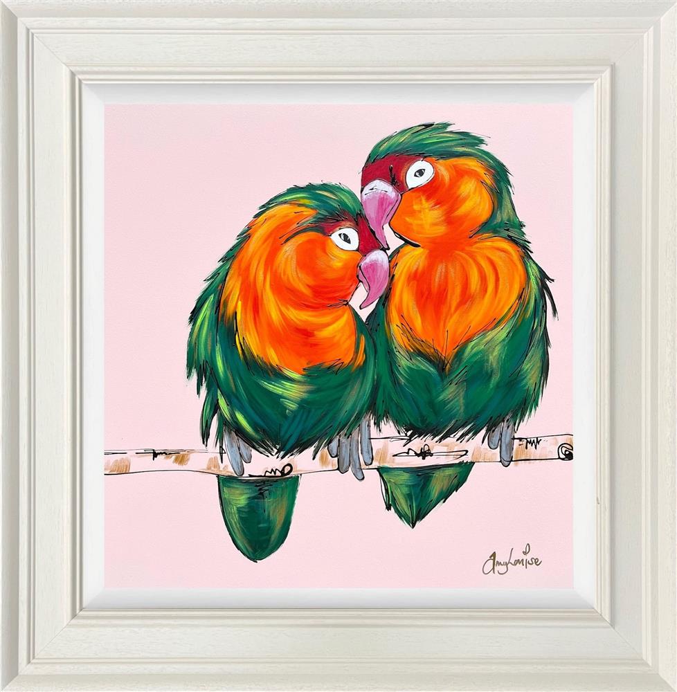 Amy Louise - 'Love Nest' - Framed Original Art