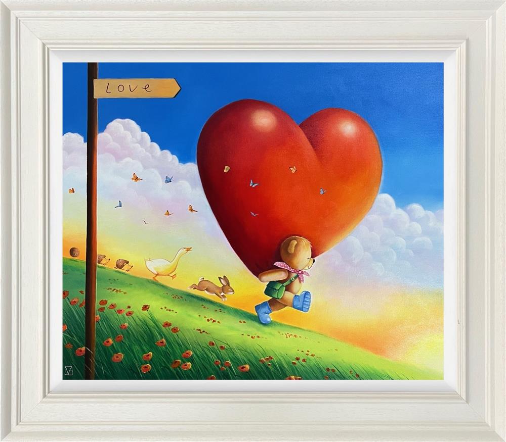 Michael Abrams - 'Love, The Gift I Carry' - Framed Original Artwork