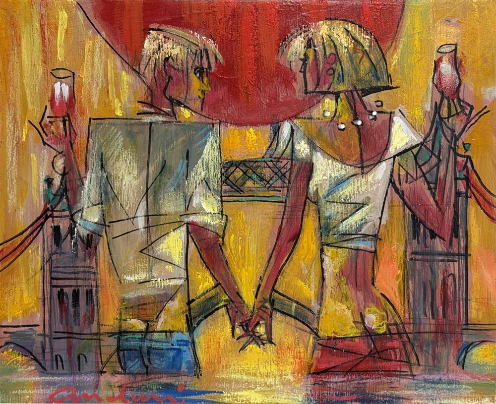 Andrei Protsouk - 'Love Tower' - Framed Original Artwork