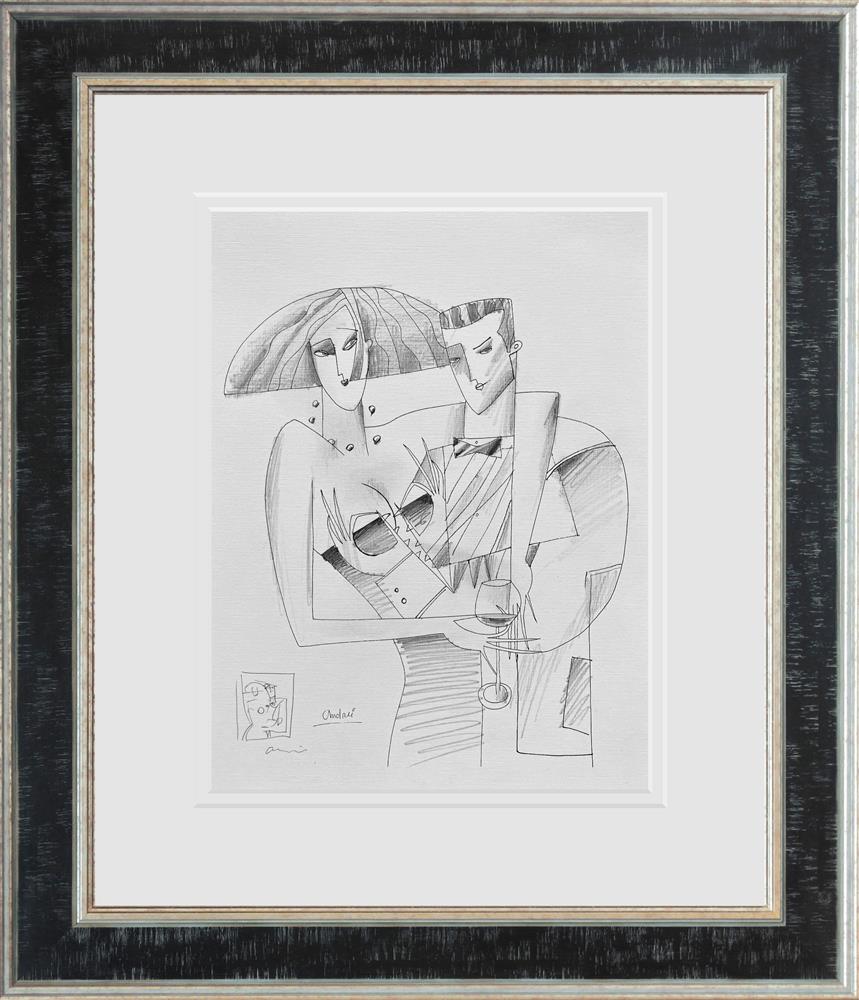 Andrei Protsouk - 'Love Twist - Line Study' - Framed Original Artwork