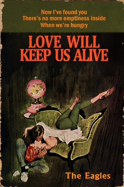 Linda Charles - 'Love Will Keep Us A Live' - Framed Original Artwork