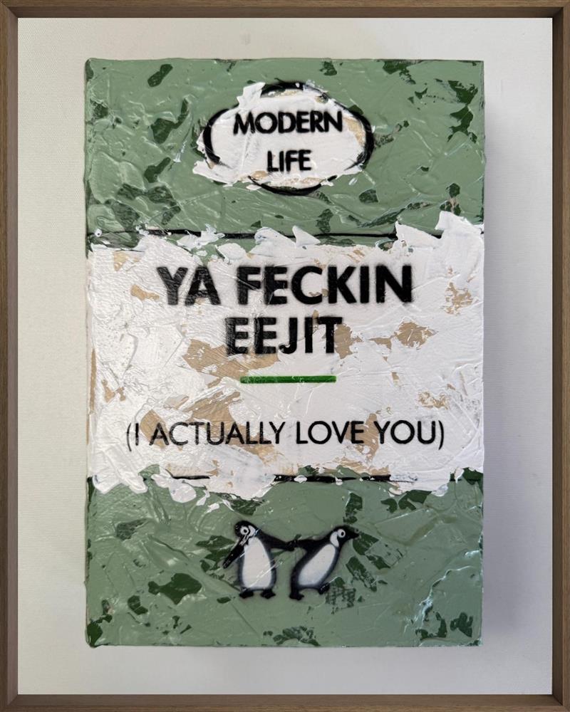 Hue Folk - 'Love You - Storybook' - Framed Original Artwork
