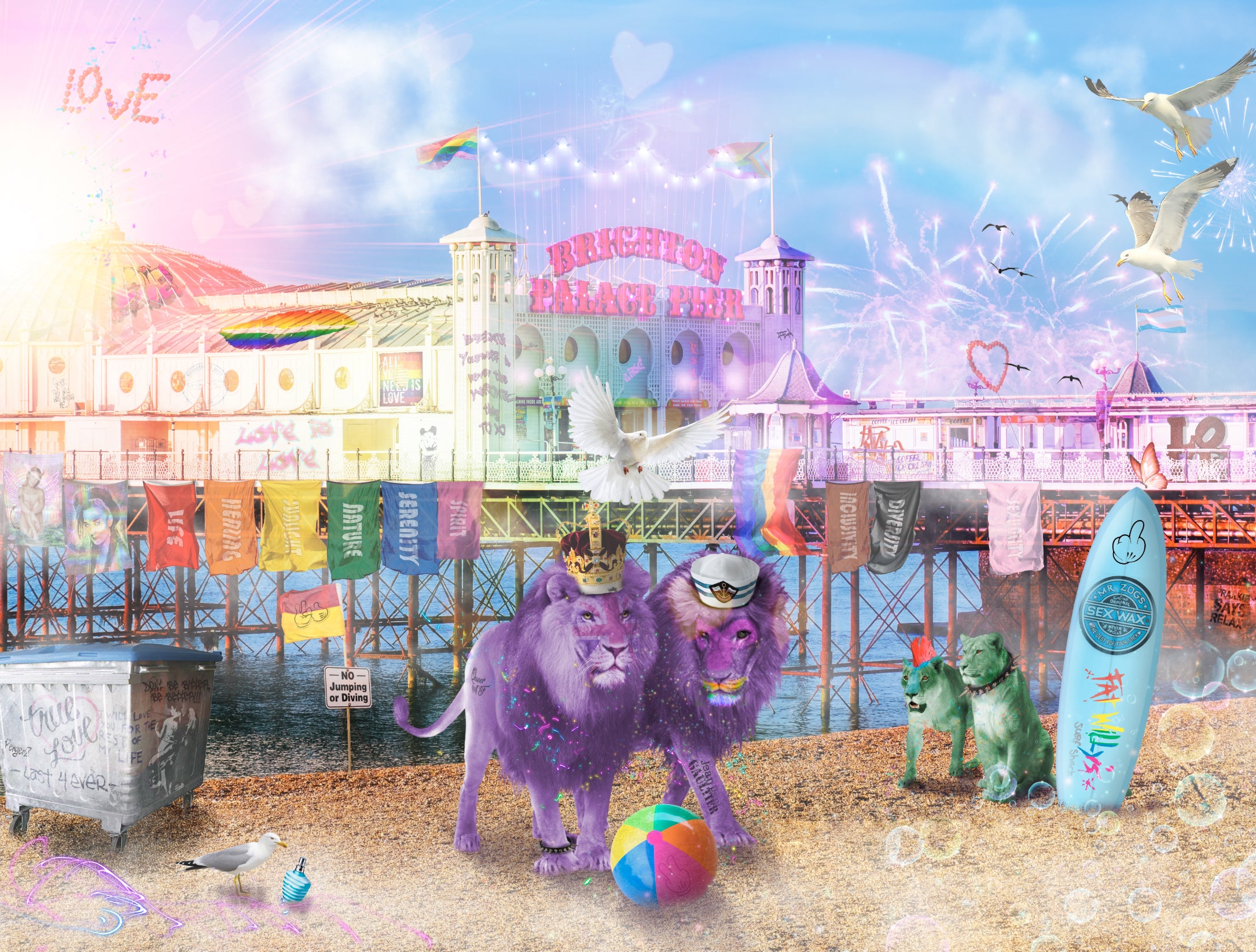 Neil Pengelly - 'Love Is Love'- Framed Limited Edition Print