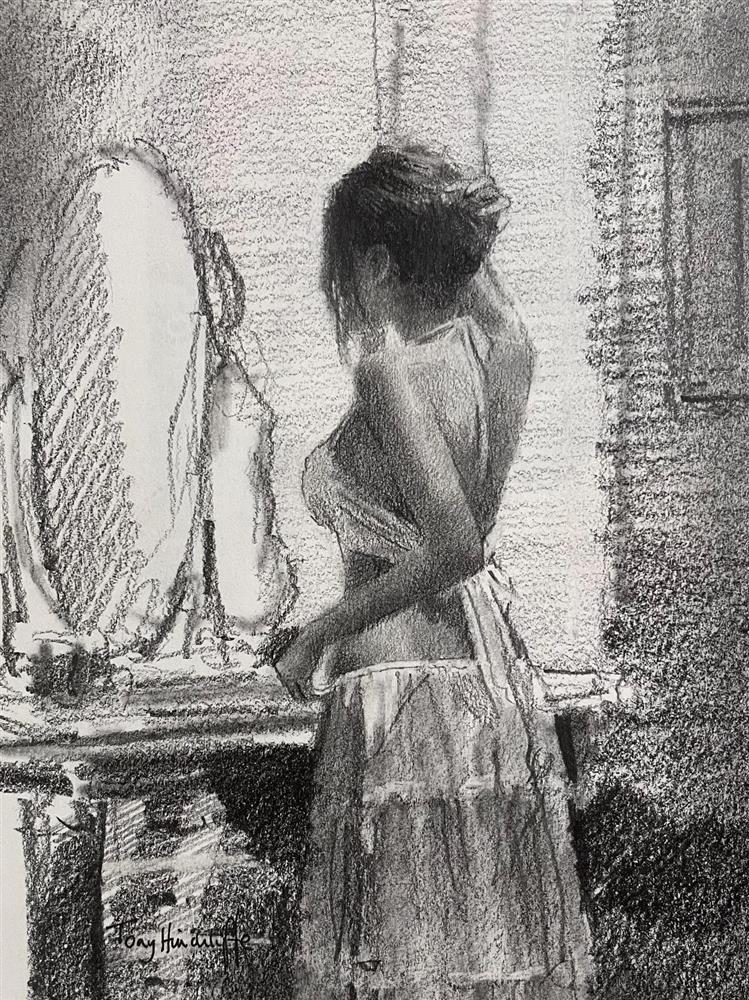 Tony Hinchliffe - 'Loves Endless Pursuit - Study' - Framed Original Artwork