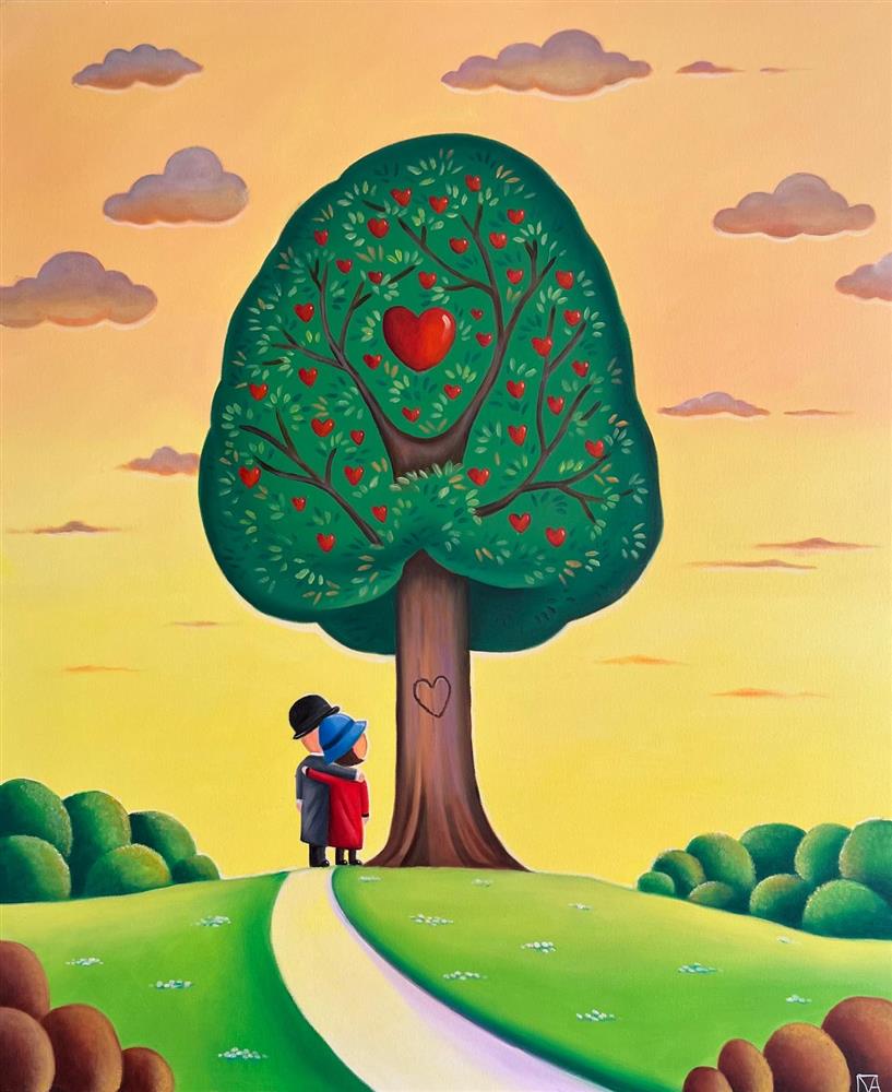 Michael Abrams - 'Love's Wonderful Journey' - Framed Original Artwork