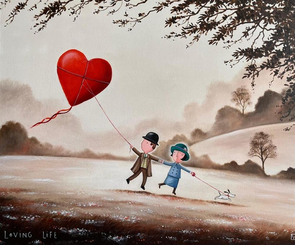 Michael Abrams - 'Loving Life' - Framed Original Art