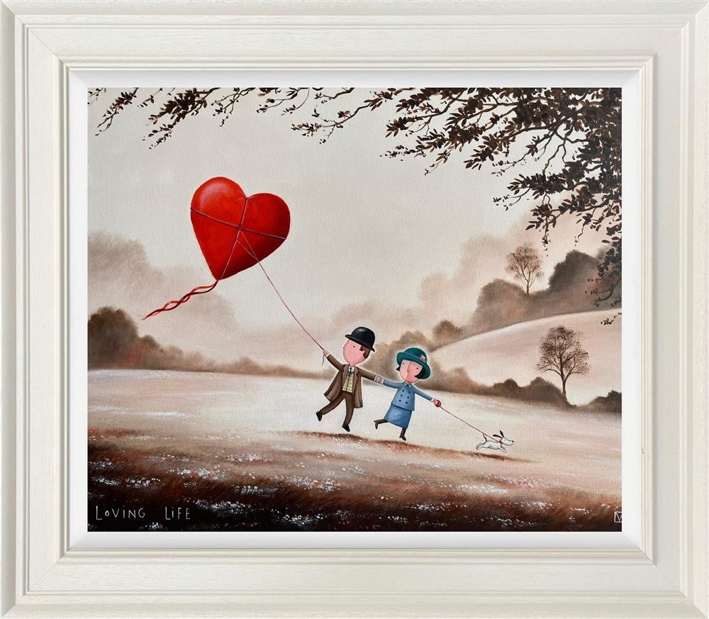 Michael Abrams - 'Loving Life' - Framed Original Art