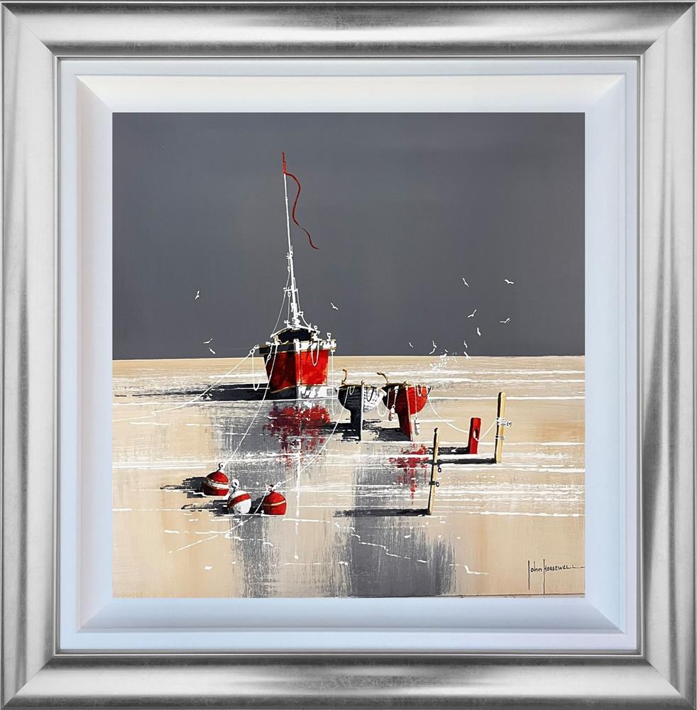 John Horsewell - 'Low Tide Reflections' - Framed Original Artwork