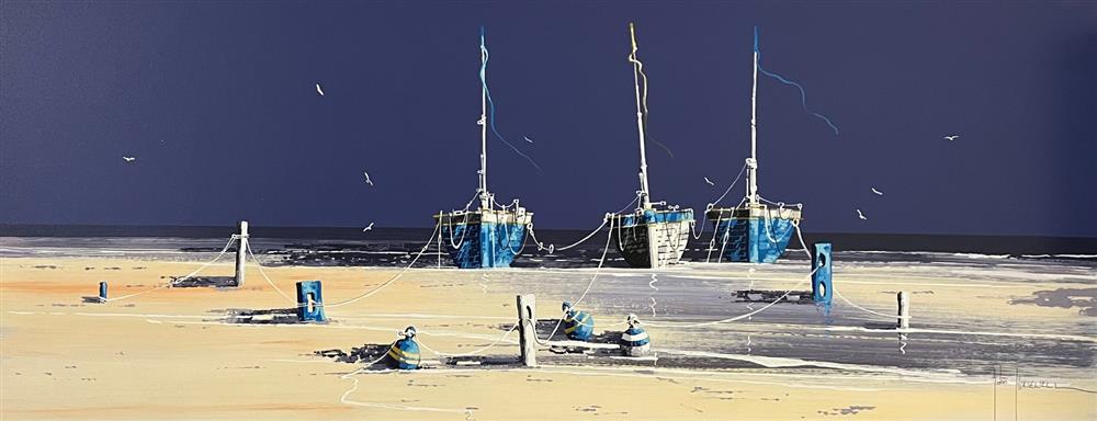 John Horsewell - 'Low Tides, Long Shadows' - Framed Original Artwork