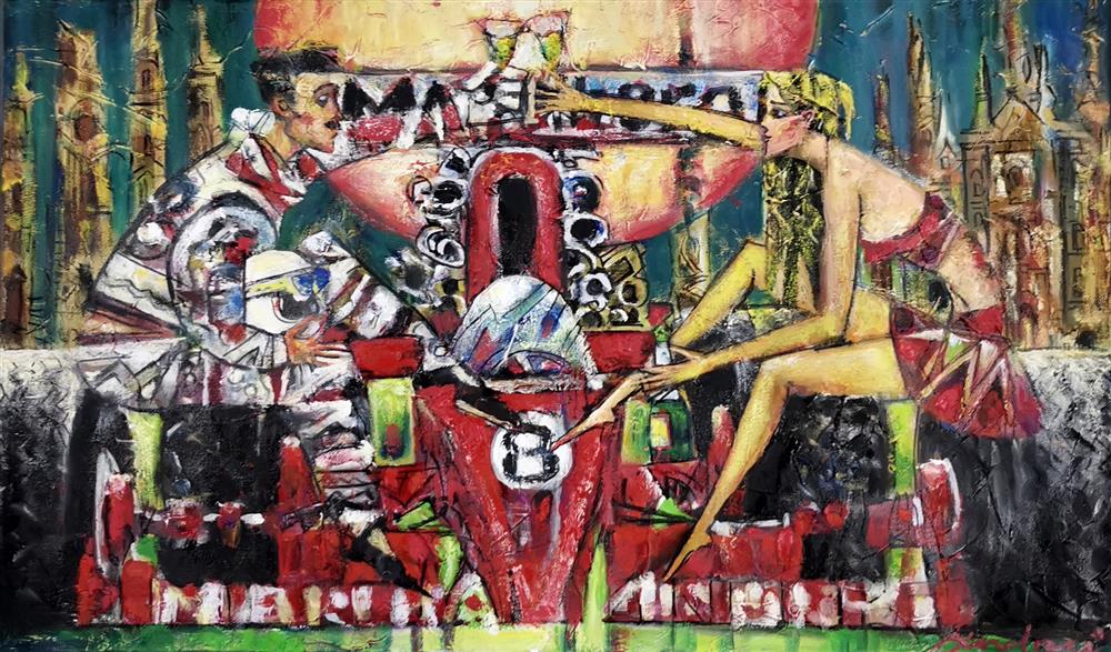 Andrei Protsouk - 'Lucky Ride' - Framed Original Artwork