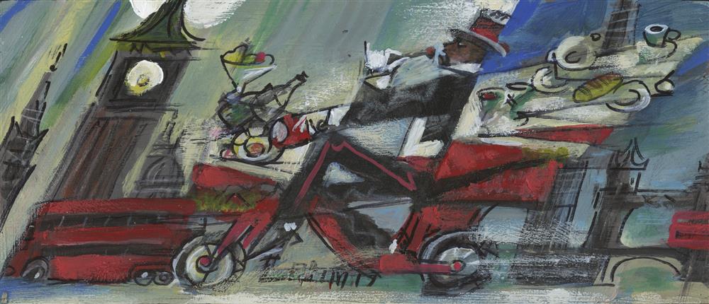 Andrei Protsouk - 'Lunch To Go' - Framed Original Artwork