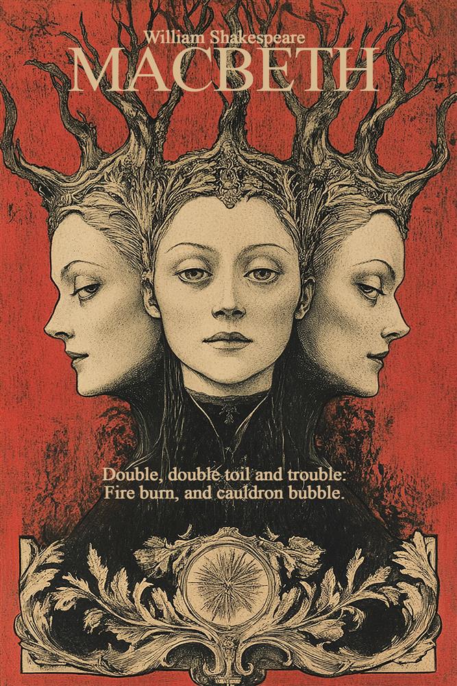 Linda Charles - 'Macbeth' - Framed Original Artwork