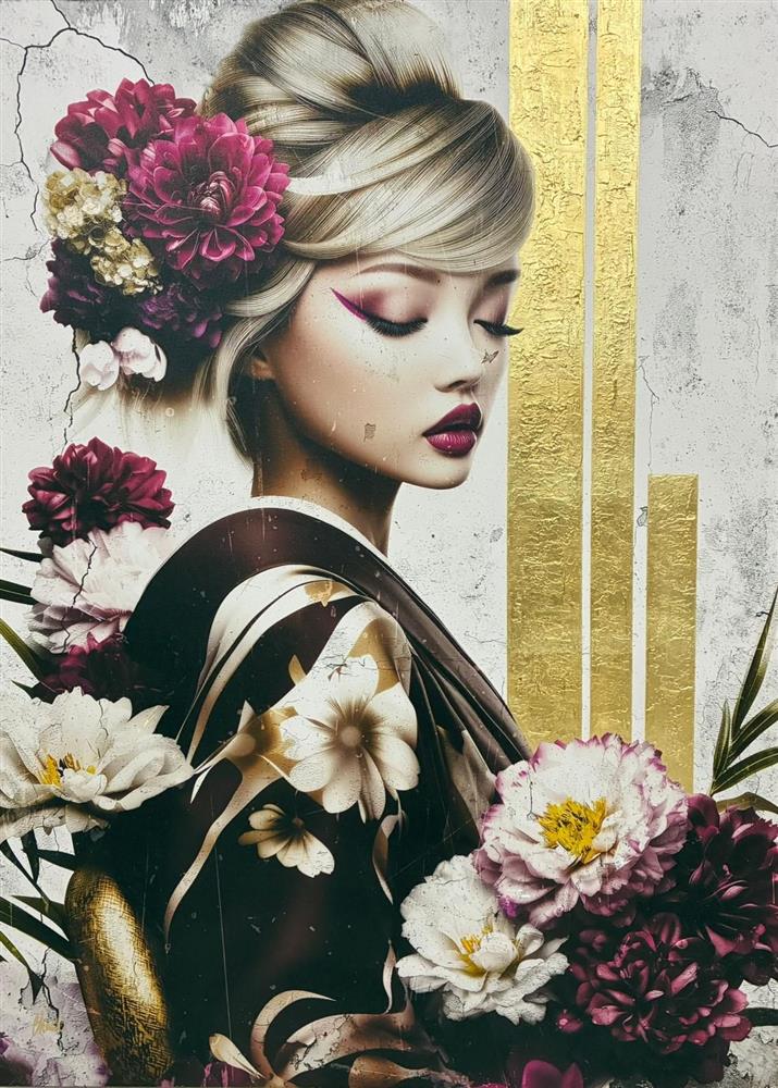 Chuck - 'Mai no Ma - Room of Dance' - Framed Original Art