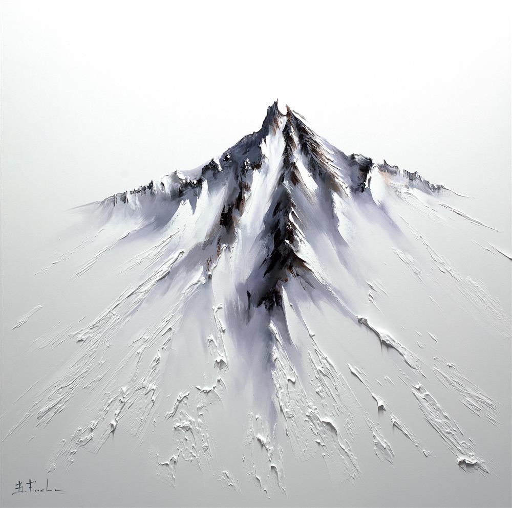 Bozhena Fuchs- 'Majesty In White' - Framed Original Artwork