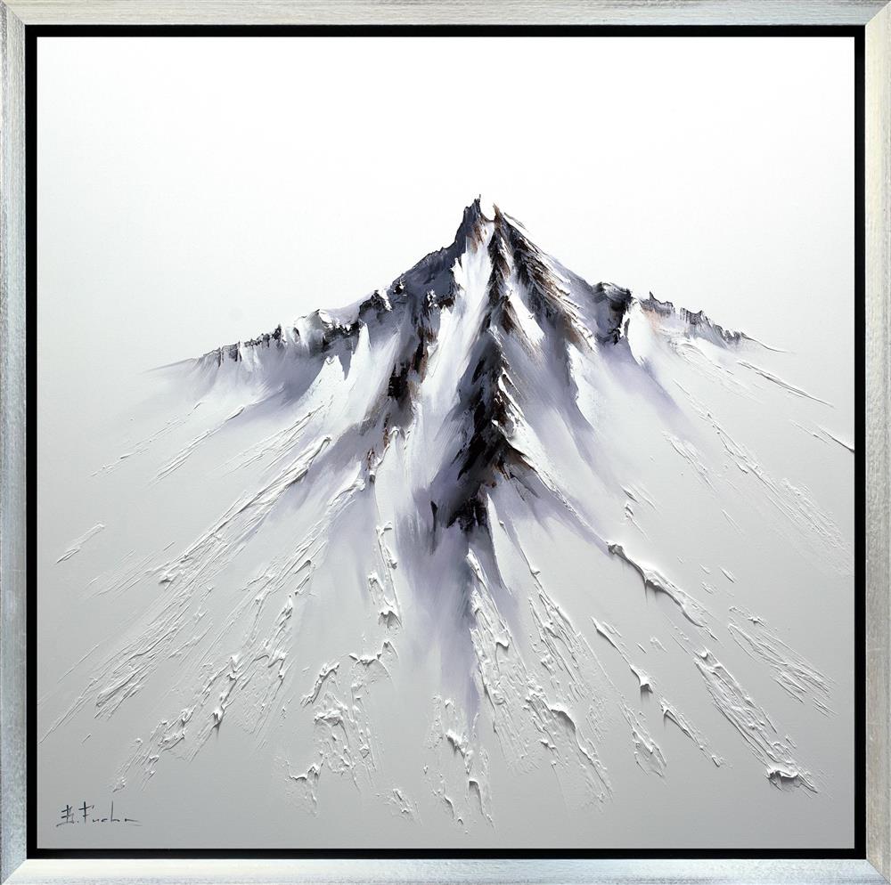 Bozhena Fuchs- 'Majesty In White' - Framed Original Artwork