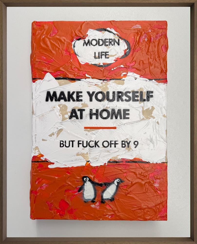 Hue Folk - 'Make Yourself At Home - Storybook' - Framed Original Artwork