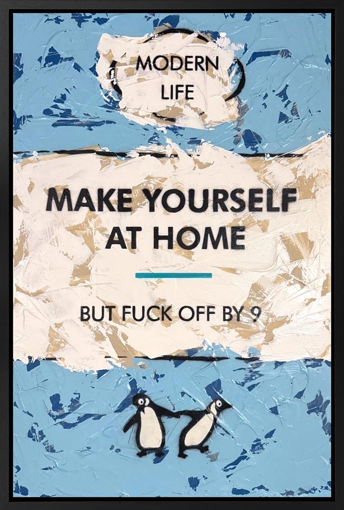 Hue Folk - 'Make Yourself At Home' - Framed Original Artwork